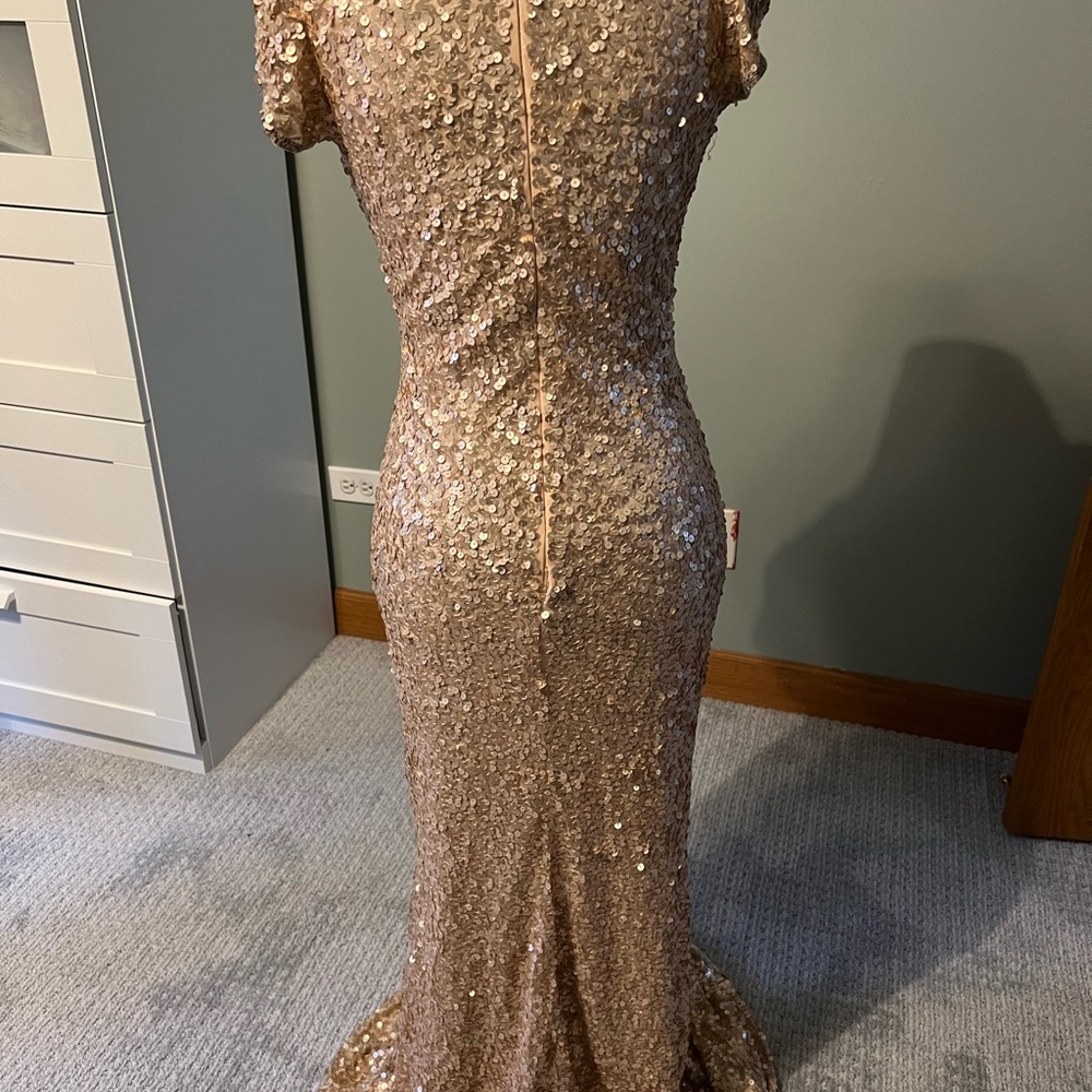 Sequence evening gown - Picture 6 of 7